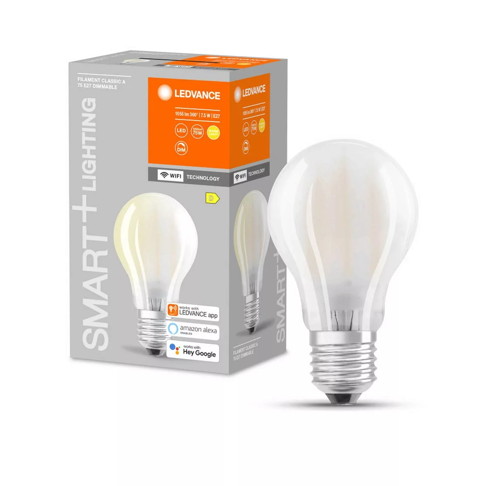 LEDVANCE SMART+ WiFi Filament Classic E27 11W 827 günstig online kaufen