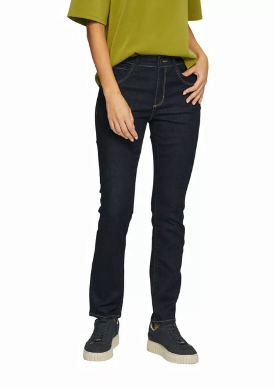 s.Oliver Gerade Jeans s.Oliver - Jeans Karolin - Regular Fit, Mid Rise, Str günstig online kaufen