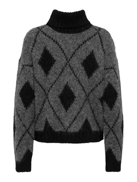 JACQUELINE de YONG Strickpullover Strickpullover Rollkragen Langarm Tiefe S günstig online kaufen