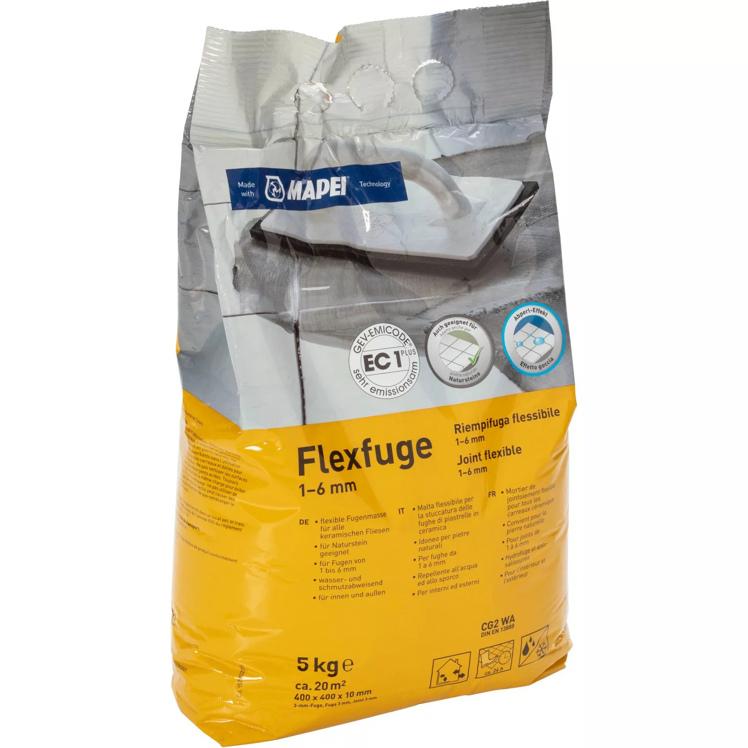 Mapei Flexfuge für 1 - 6 mm Fugenbreite Beige 5 kg günstig online kaufen