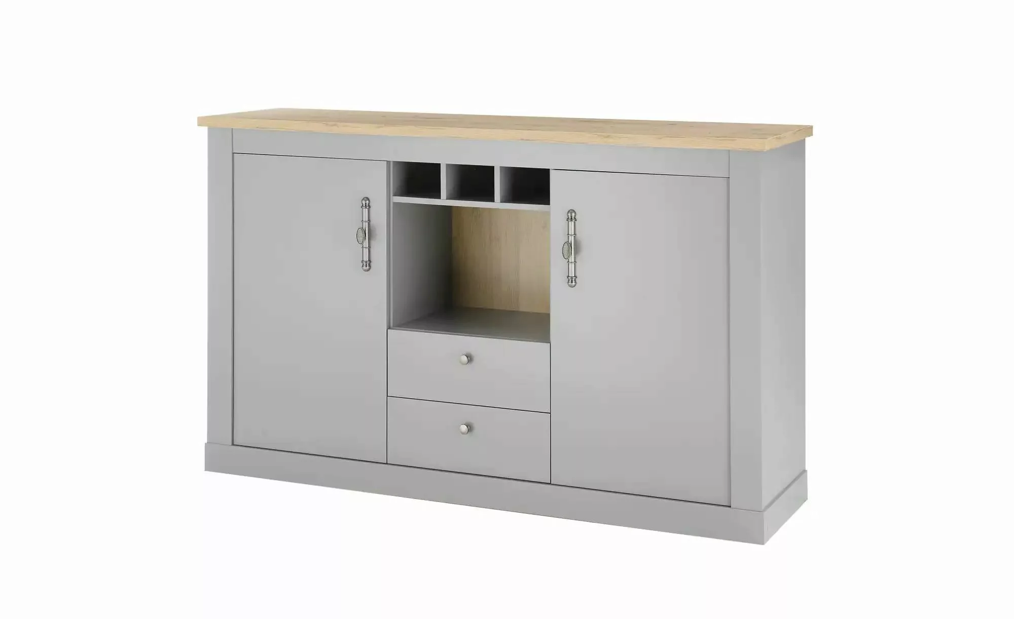 Sideboard  Claira ¦ grau ¦ Maße (cm): B: 168 H: 44 Kommoden & Sideboards > günstig online kaufen