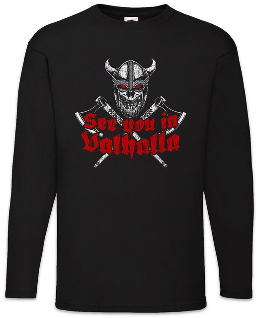 Urban Backwoods Langarmshirt See You In Valhalla Langarm T-Shirt Walhalla T günstig online kaufen