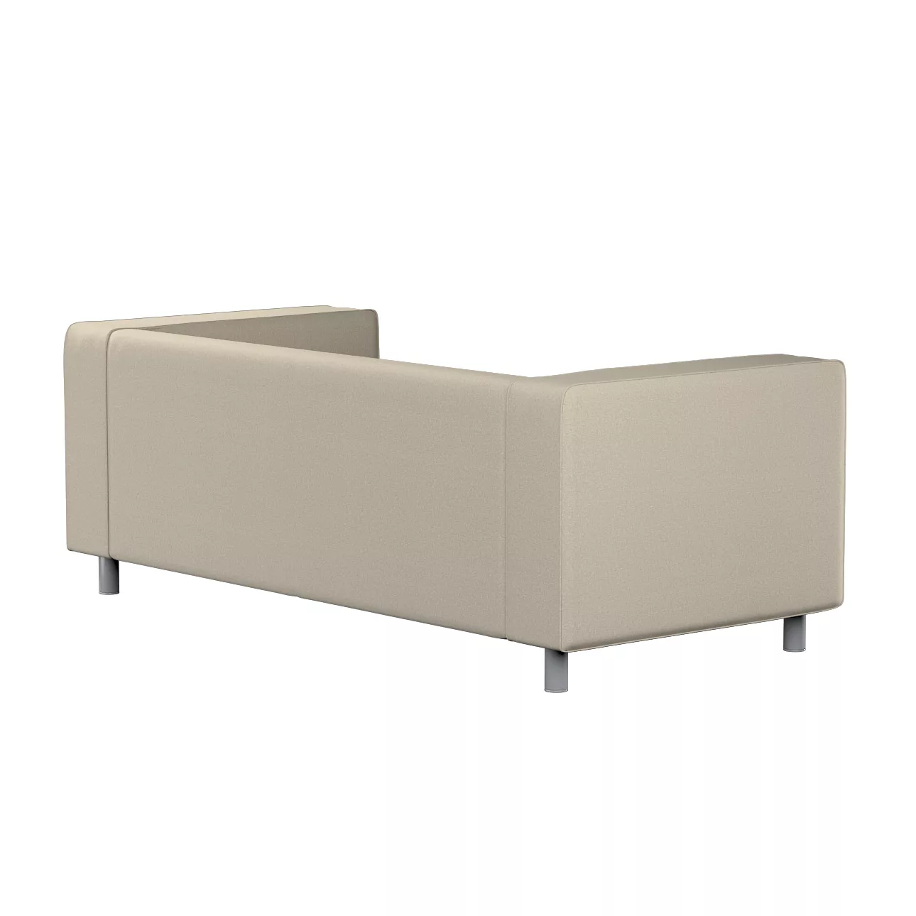 Bezug für Klippan 2-Sitzer Sofa, grau-beige, Sofahusse, Klippan 2-Sitzer, A günstig online kaufen