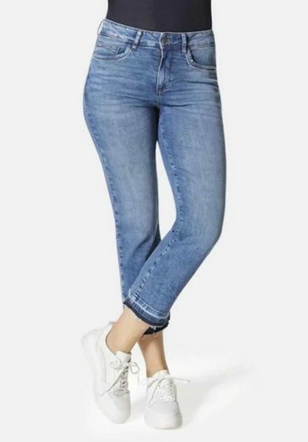STOOKER WOMEN Straight-Jeans CALIFORNIA - STRAIGHT FIT CROPPED- Dark denim günstig online kaufen
