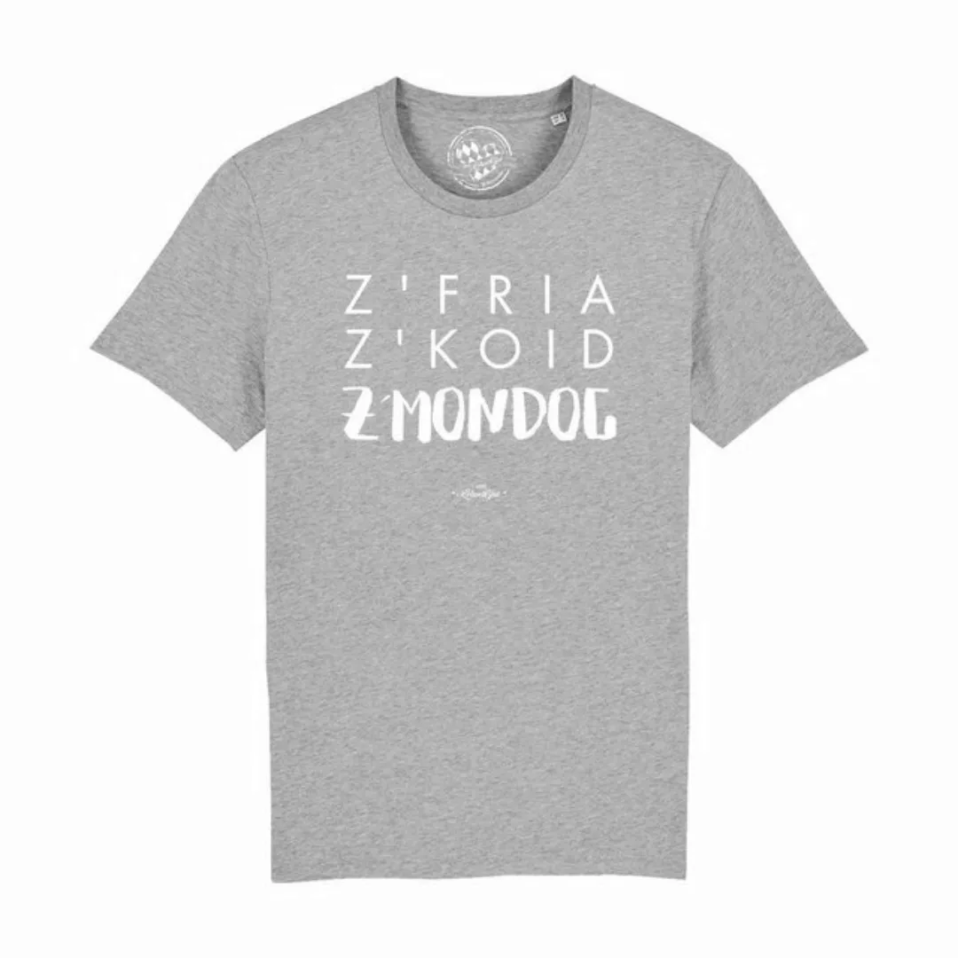 Bavariashop T-Shirt Herren T-Shirt "Z'fria z'koid z'Mondog... günstig online kaufen