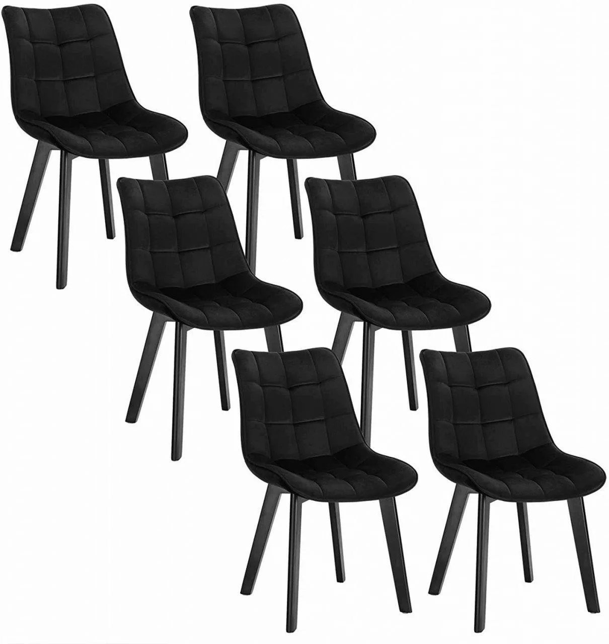 EUGAD Esszimmerstuhl (6 St), Rückenlehne, Weich günstig online kaufen