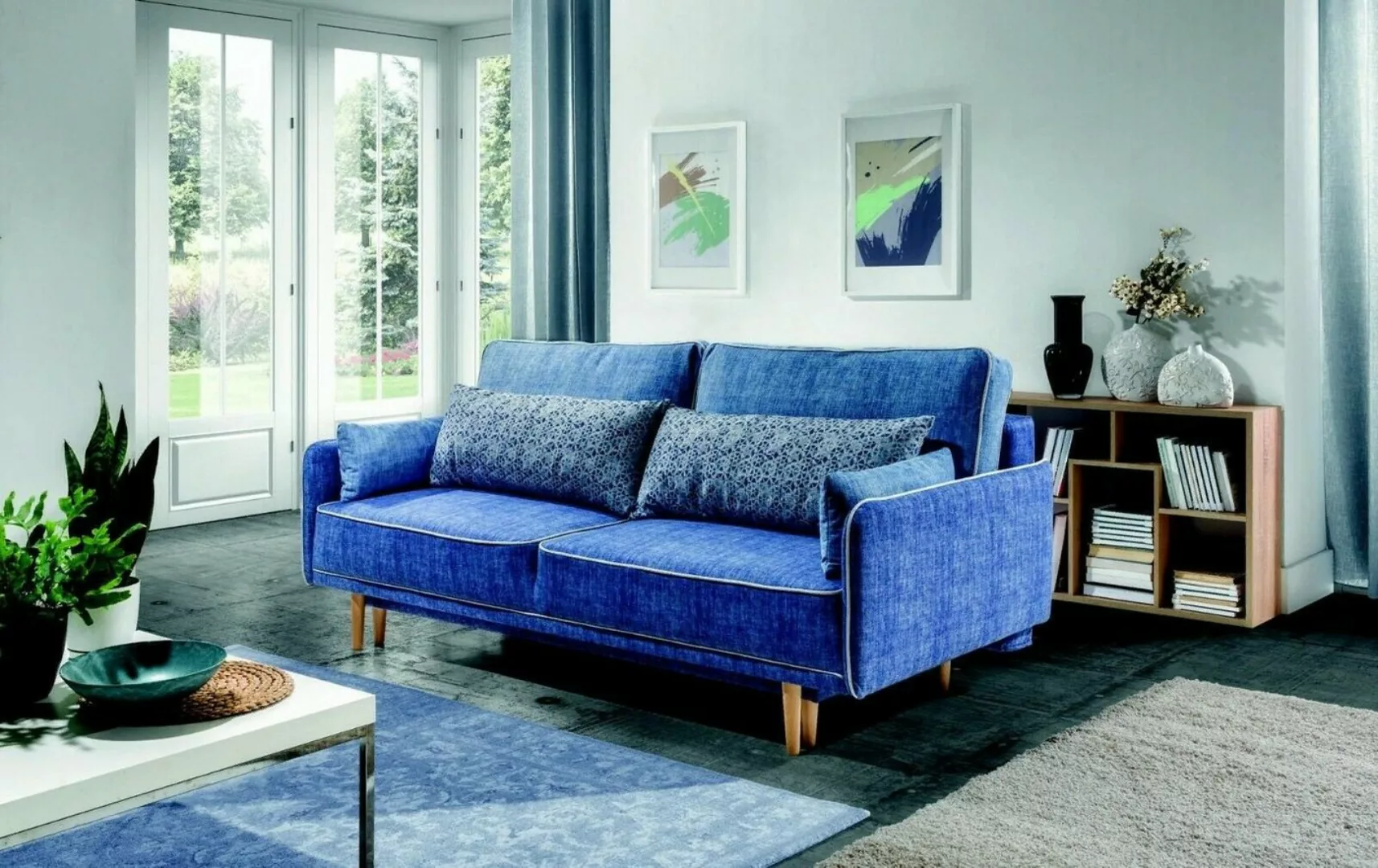 JVmoebel Sofa Klassische Couch 3 Sitz Schlafsofa Bettfunktion Sofa Sofas De günstig online kaufen