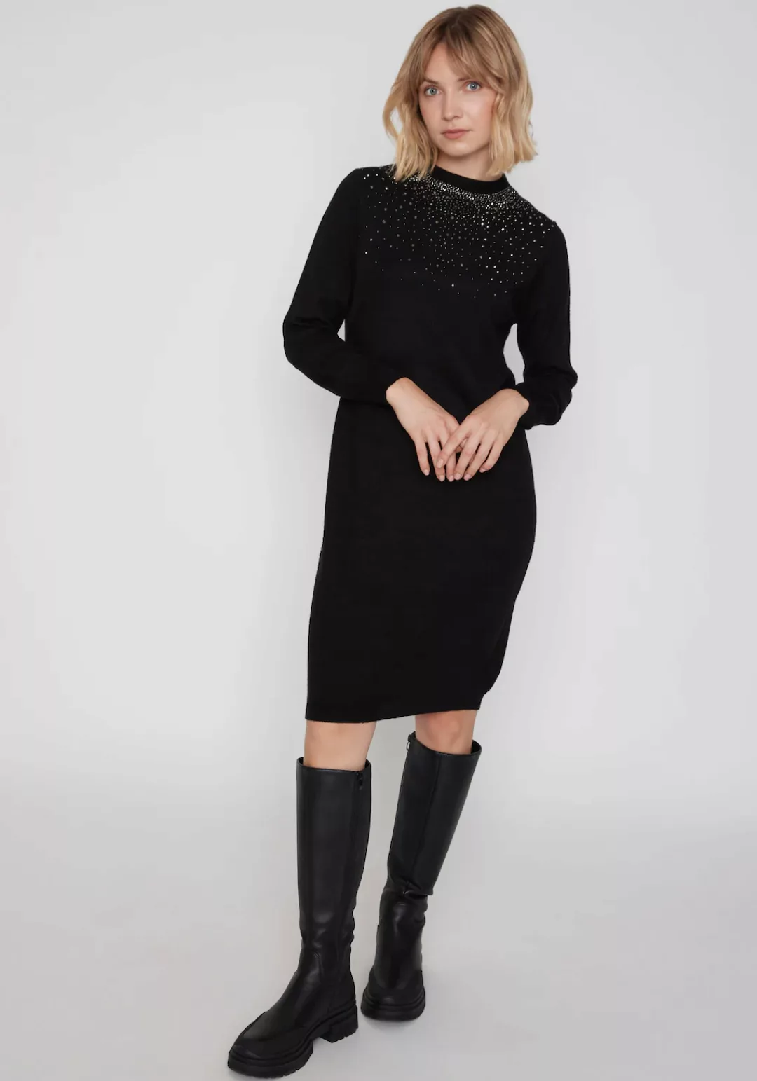 ZABAIONE Strickkleid "Dress Am44ber" günstig online kaufen