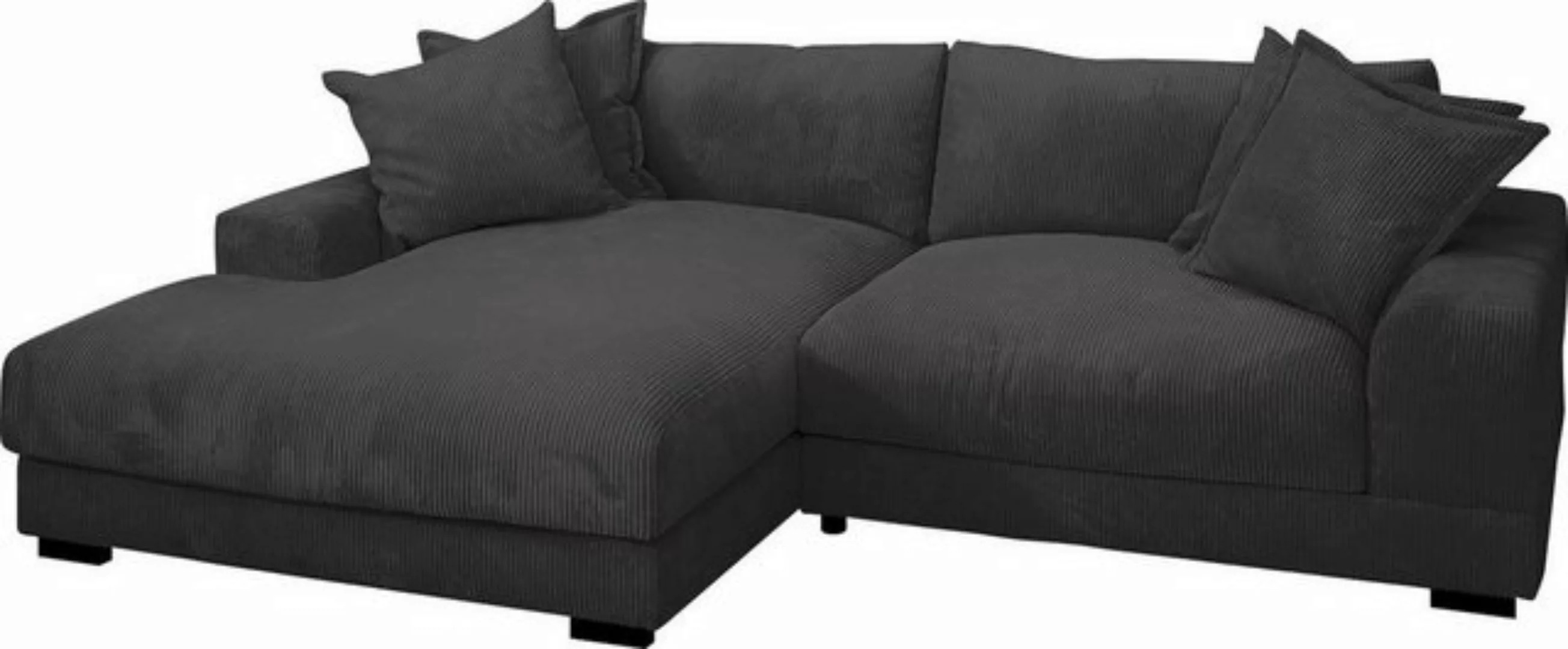 TRENDMANUFAKTUR Ecksofa Zinal, aktuelles Design, mit 4 Zierkissen, mit extr günstig online kaufen