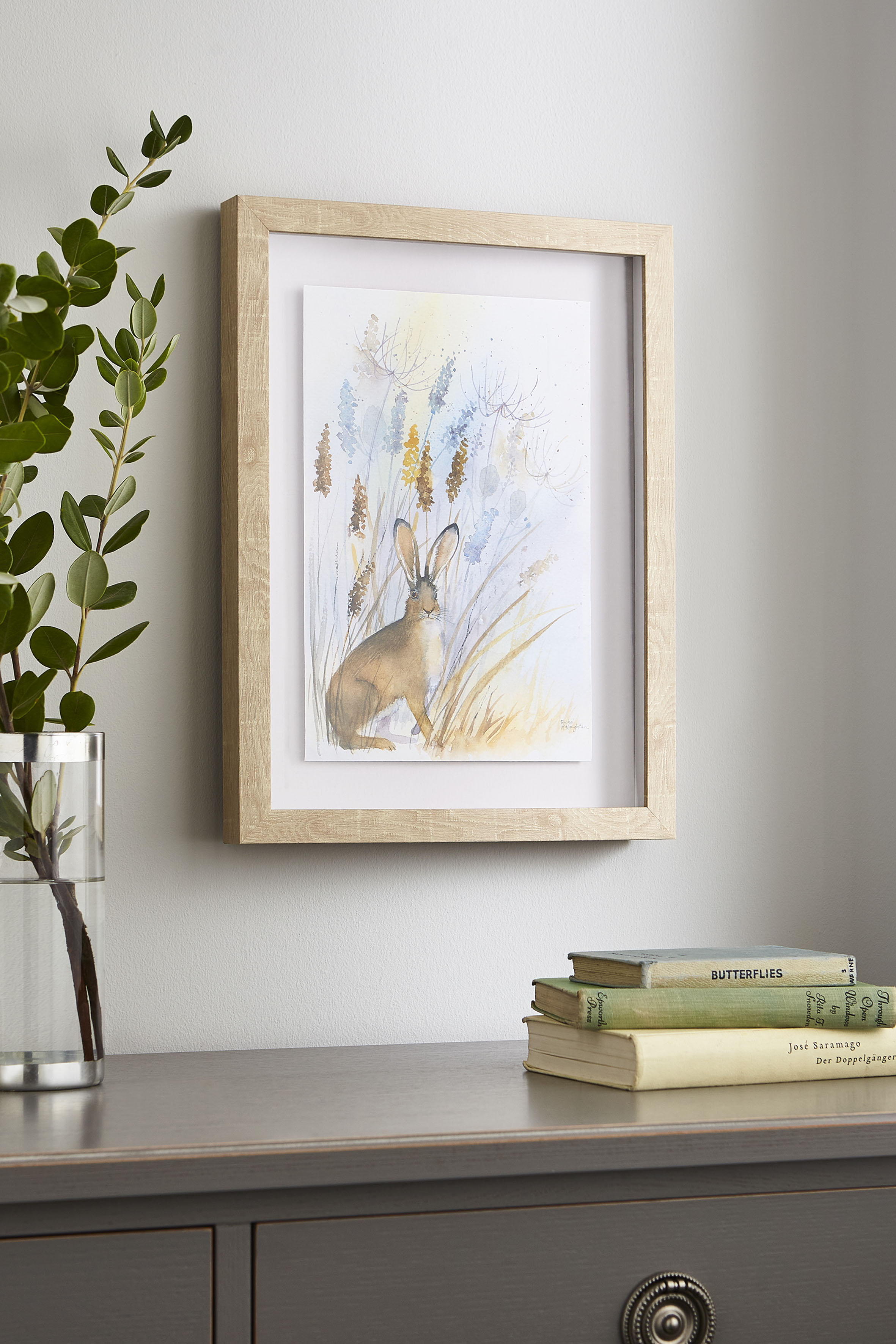 LAURA ASHLEY Bild mit Rahmen "Country Hare", (1 St.), Bilder 40x30cm günstig online kaufen