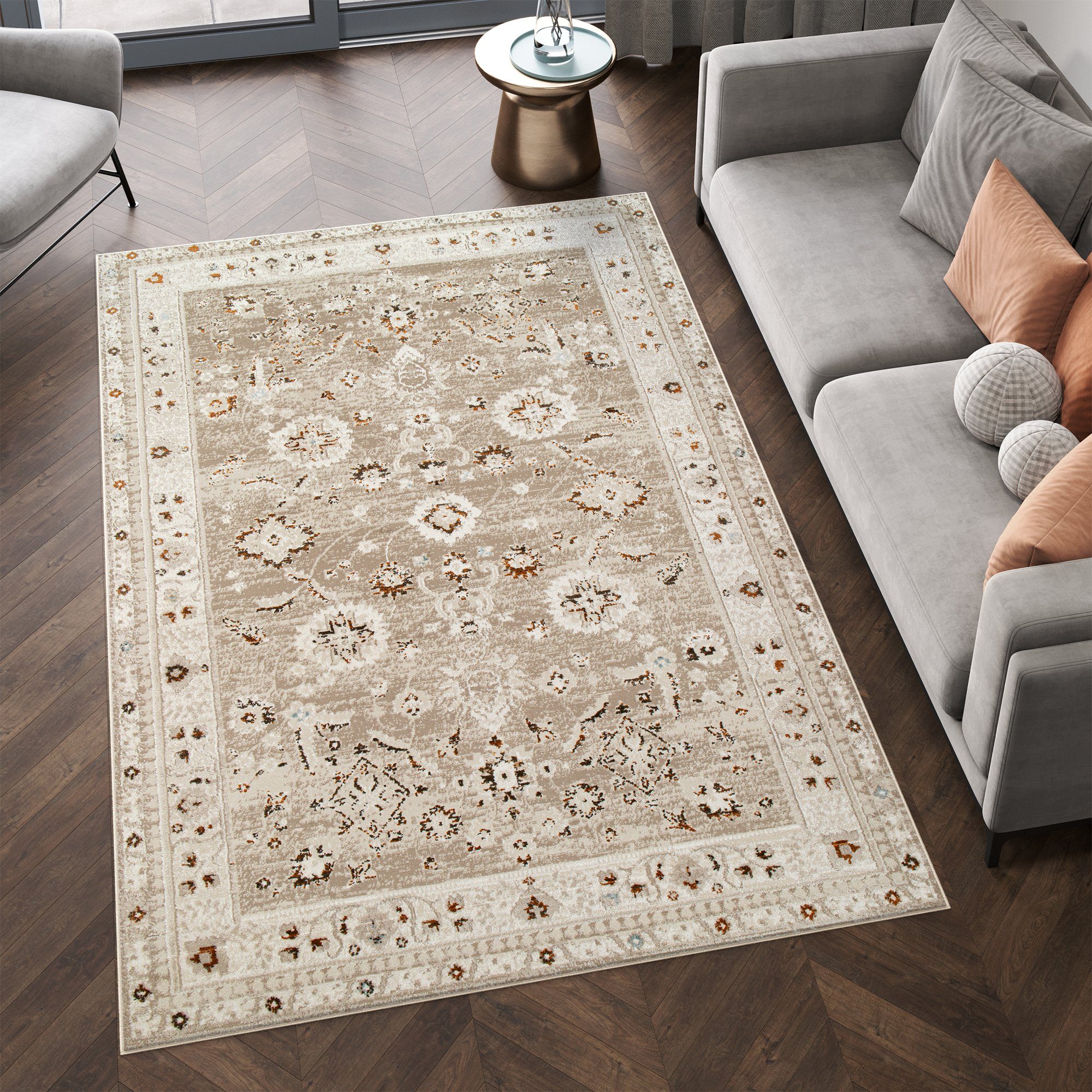 Tapiso Teppich RETRO, rechteckig, Höhe: 9 günstig online kaufen