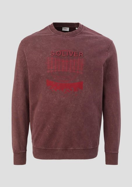 s.Oliver Sweatshirt Sweatshirt mit Grafik-Print günstig online kaufen