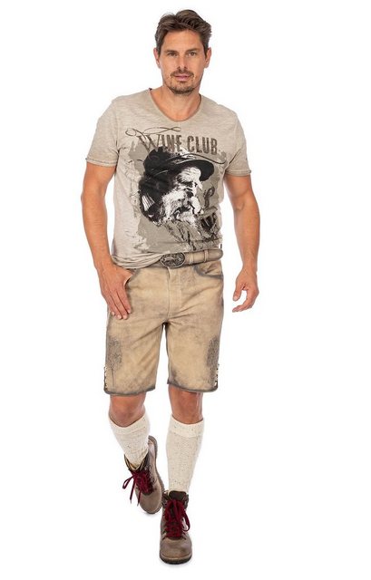 Hangowear Trachtenshirt T-Shirt WINECLUB beige günstig online kaufen