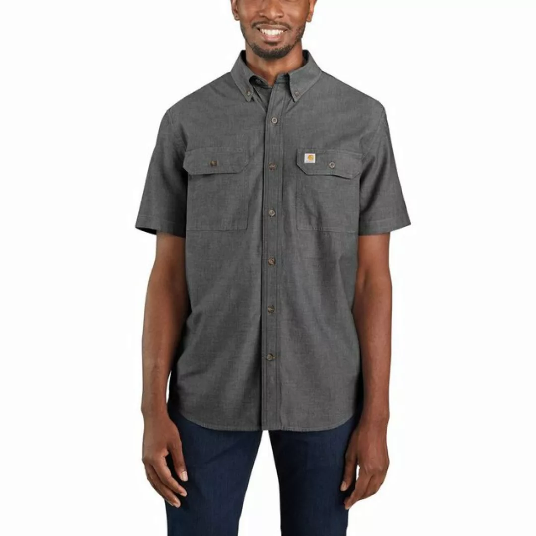 Carhartt Outdoorhemd Carhartt Herren Kurzarmhemd Loose Chambray günstig online kaufen