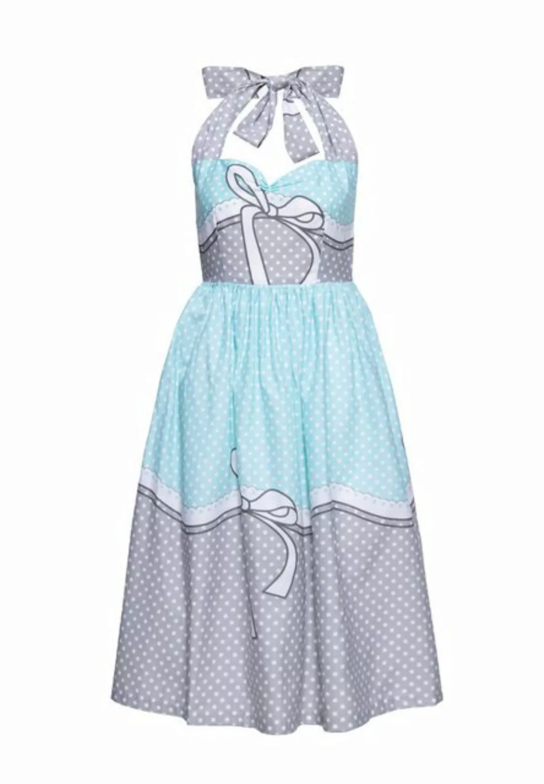 QueenKerosin Sommerkleid mit Polka Dots günstig online kaufen