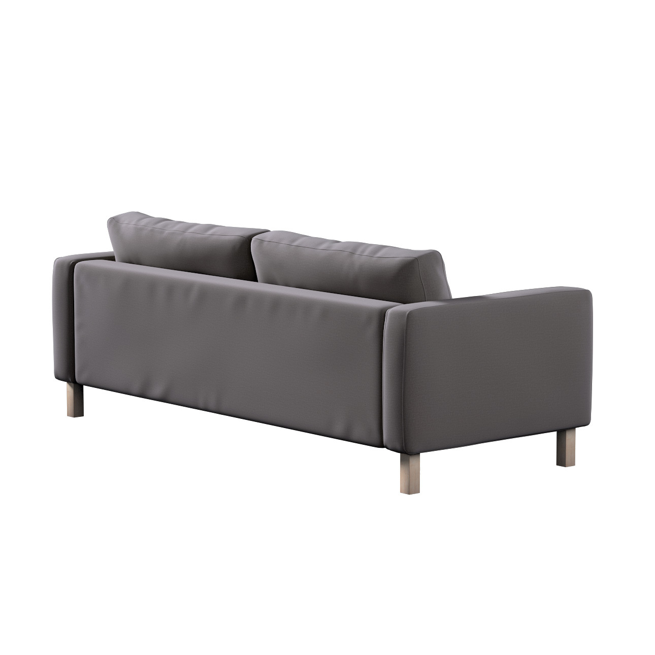 Bezug für Karlstad 3-Sitzer Sofa nicht ausklappbar, kurz, braun, Bezug für günstig online kaufen