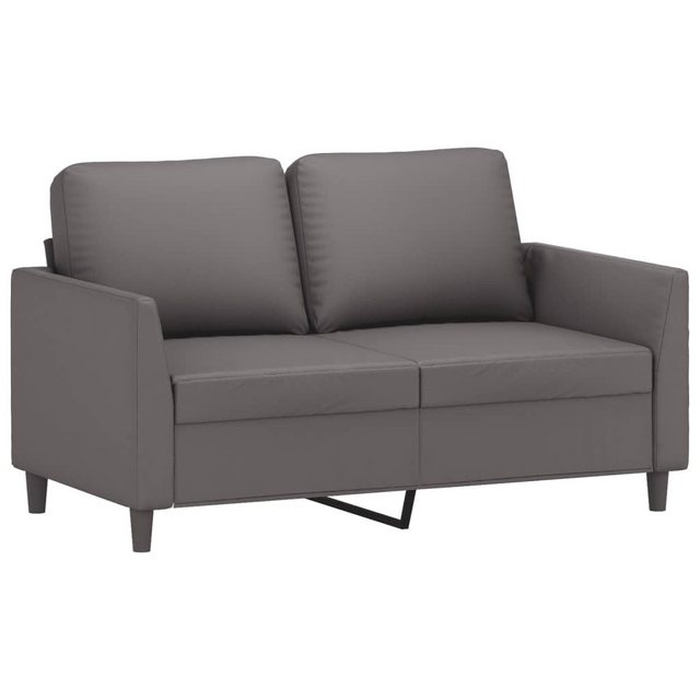 vidaXL Sofa, 2-Sitzer-Sofa Grau 120 cm Kunstleder günstig online kaufen