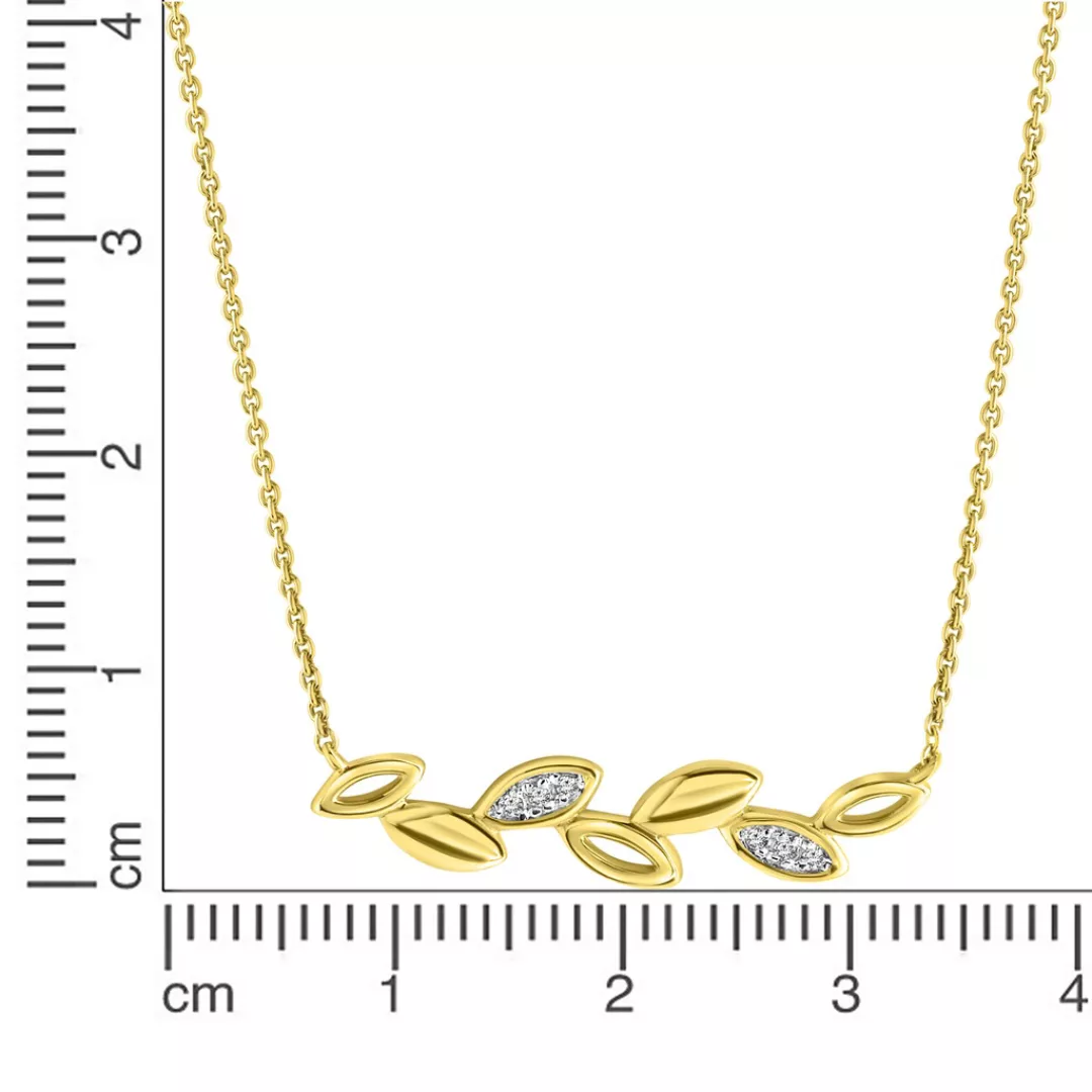 Fascination by Ellen K. Collierkettchen »375 Gold mit 6x Zirkonia weiß« günstig online kaufen