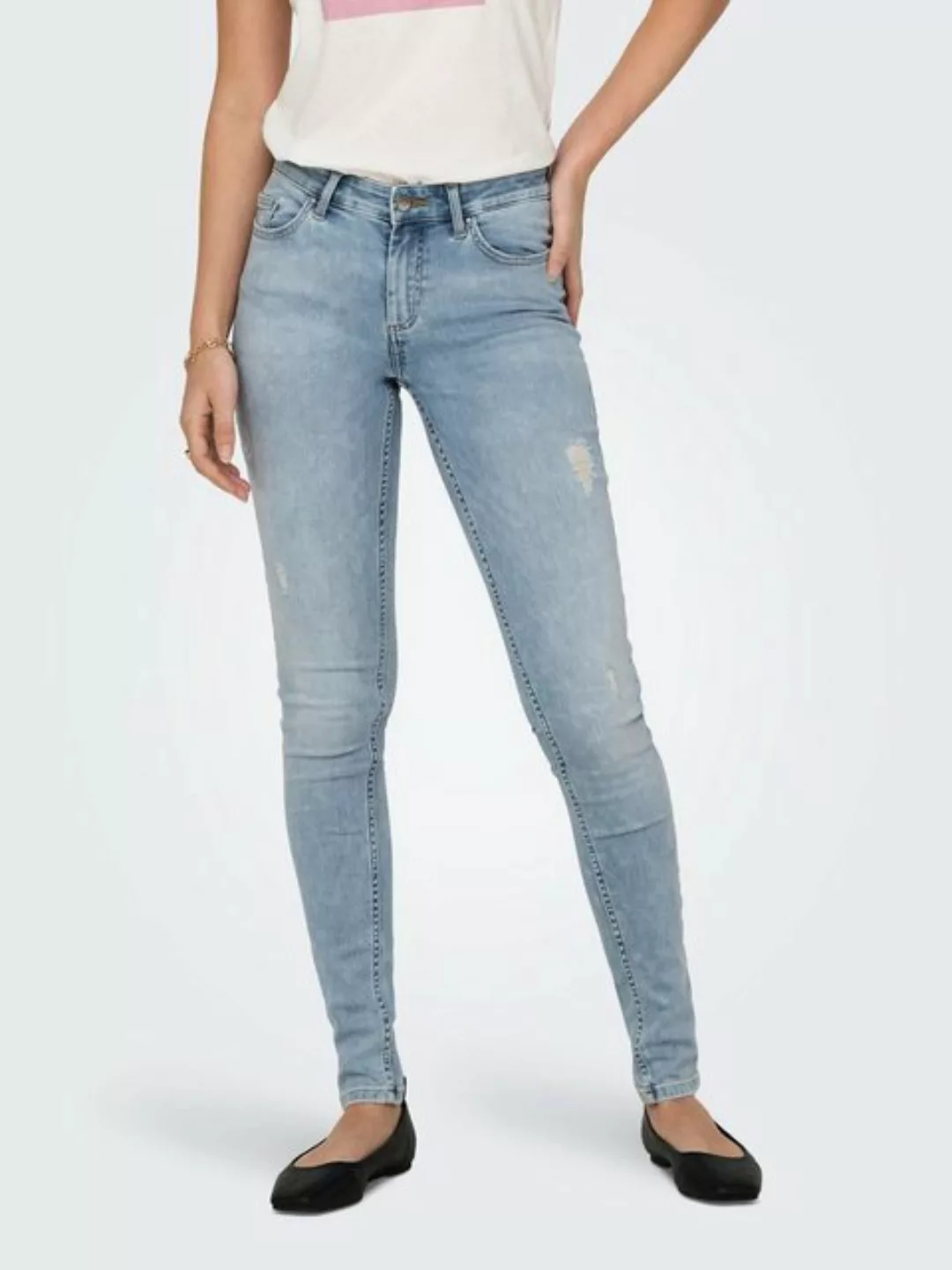 ONLY Skinny-fit-Jeans "ONLBLUSH MID SKINNY DNM ANA698 NOOS" günstig online kaufen