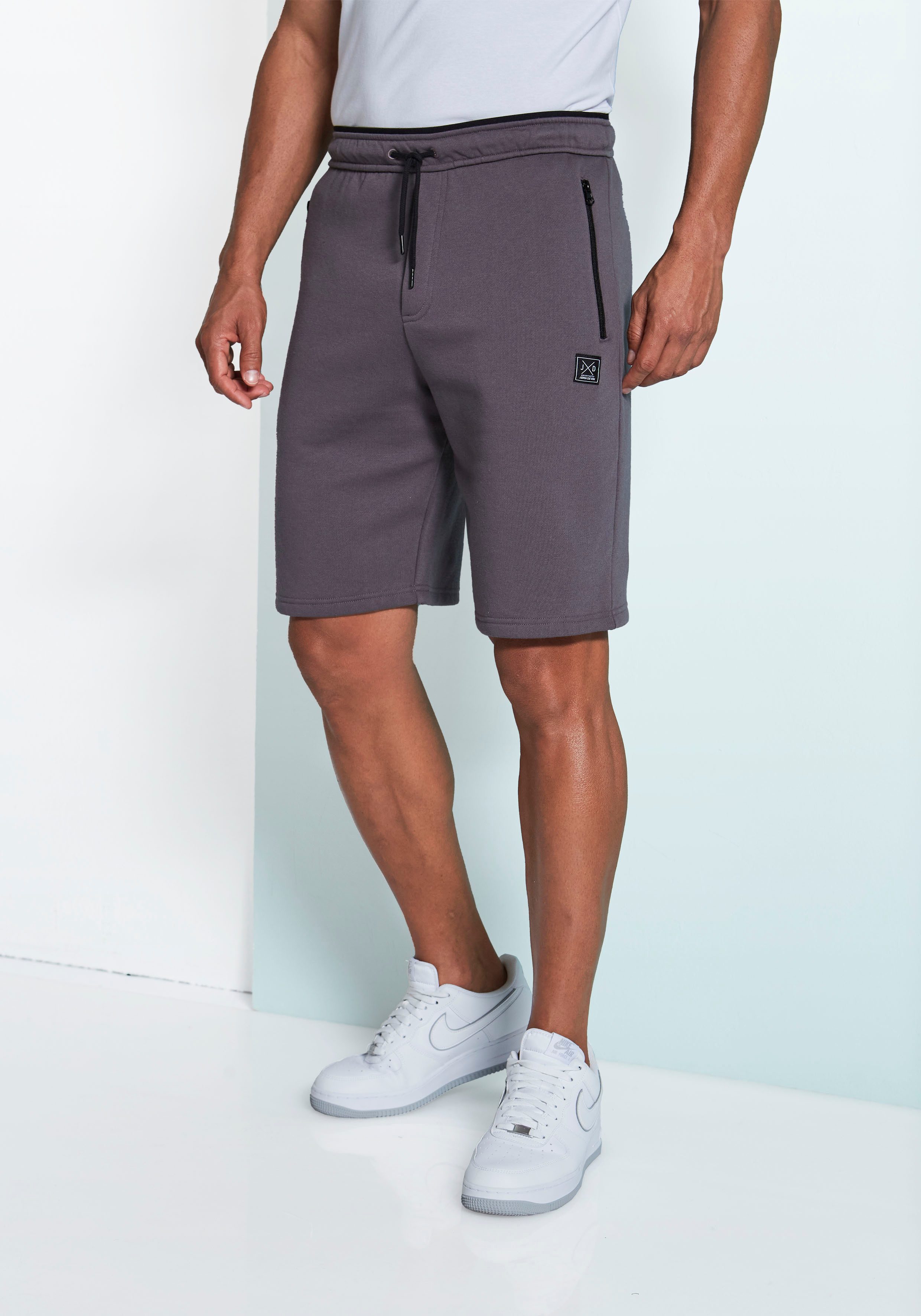 John Devin Sweatshorts, seitliche Taschen mit günstig online kaufen