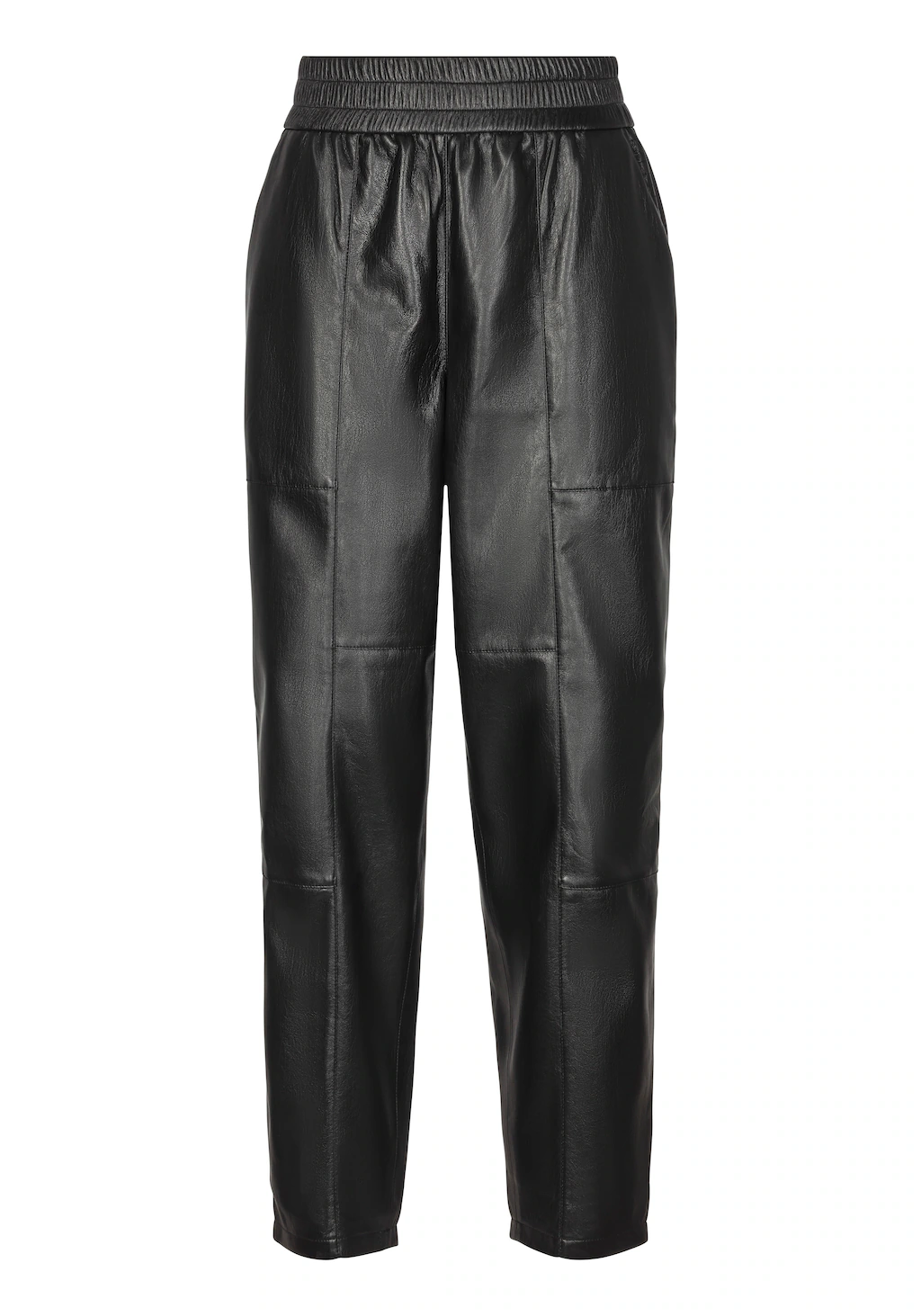 BOSS ORANGE Lederimitathose "Taiya2 Premium Damenmode", mit elastischem Tai günstig online kaufen