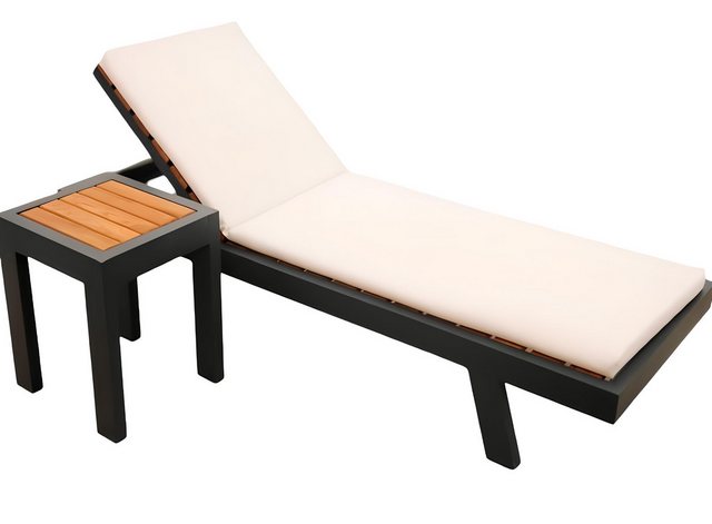 JVmoebel Chaiselongue Klassische Chaiselongue+Couchtisch Modern Luxus Garte günstig online kaufen