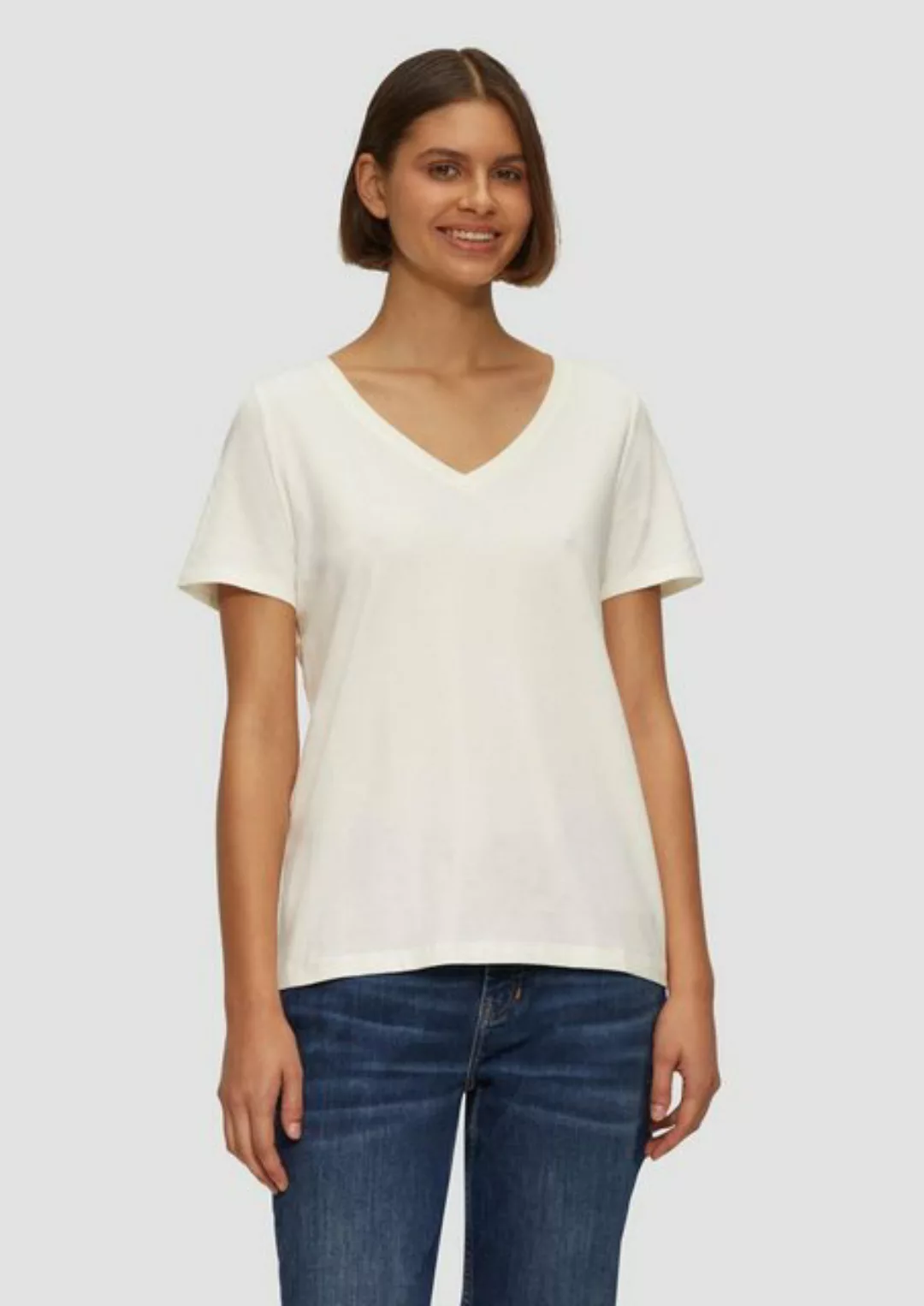 s.Oliver T-Shirt Basic softe Single-Jersey Qualität günstig online kaufen