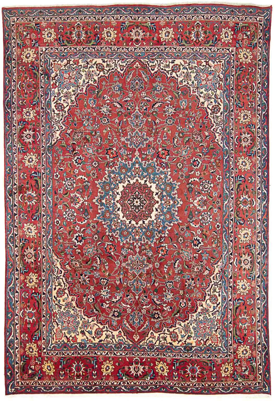 morgenland Wollteppich »Heriz Medaillon 328 x 232 cm«, rechteckig, 10 mm Hö günstig online kaufen