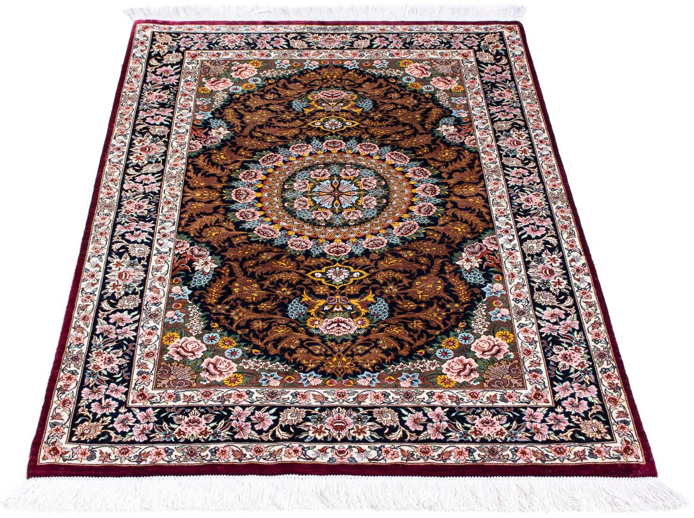 morgenland Orientteppich »Perser - Ghom - 119 x 79 cm - dunkelrot«, rechtec günstig online kaufen