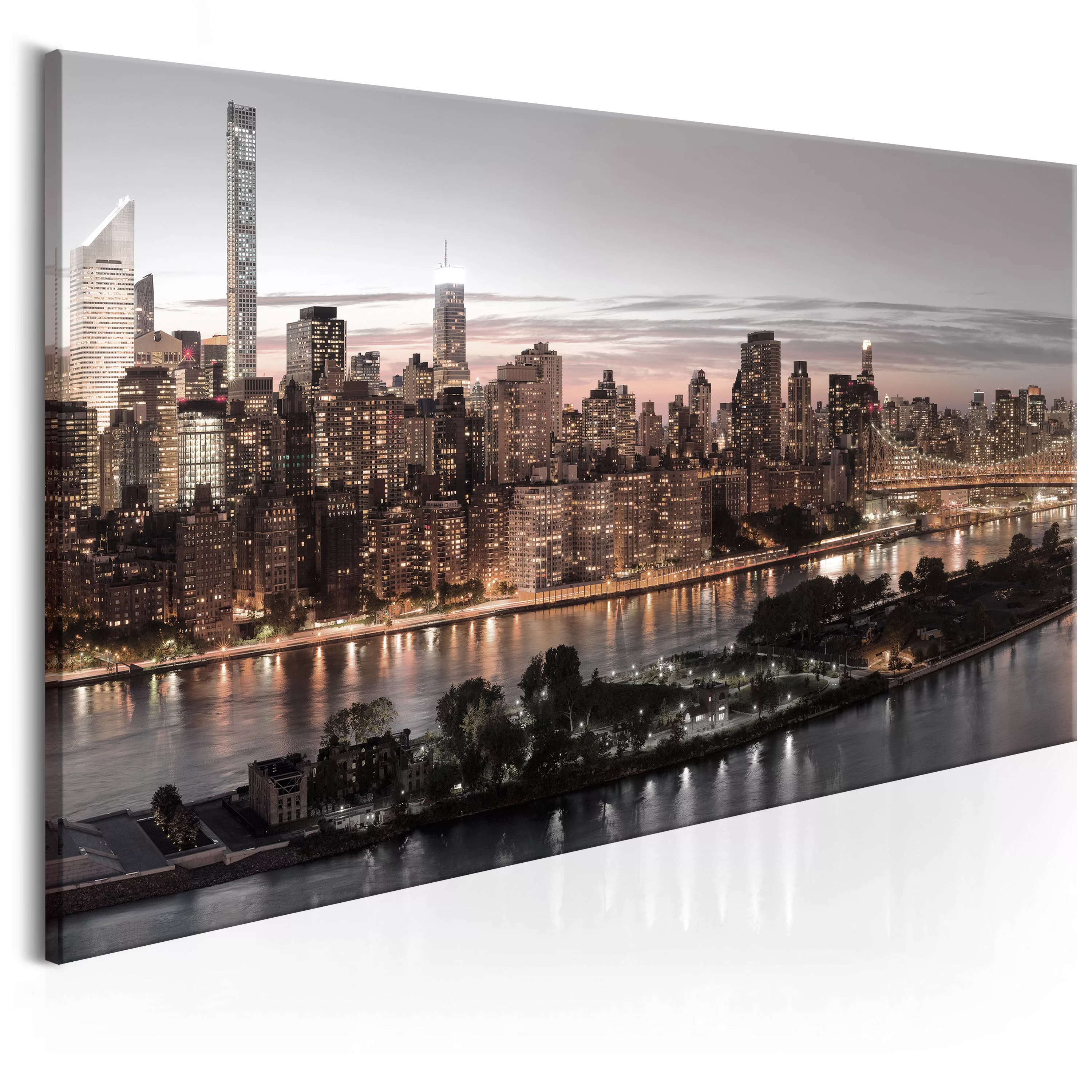 Wandbild - Manhattan At Twilight günstig online kaufen
