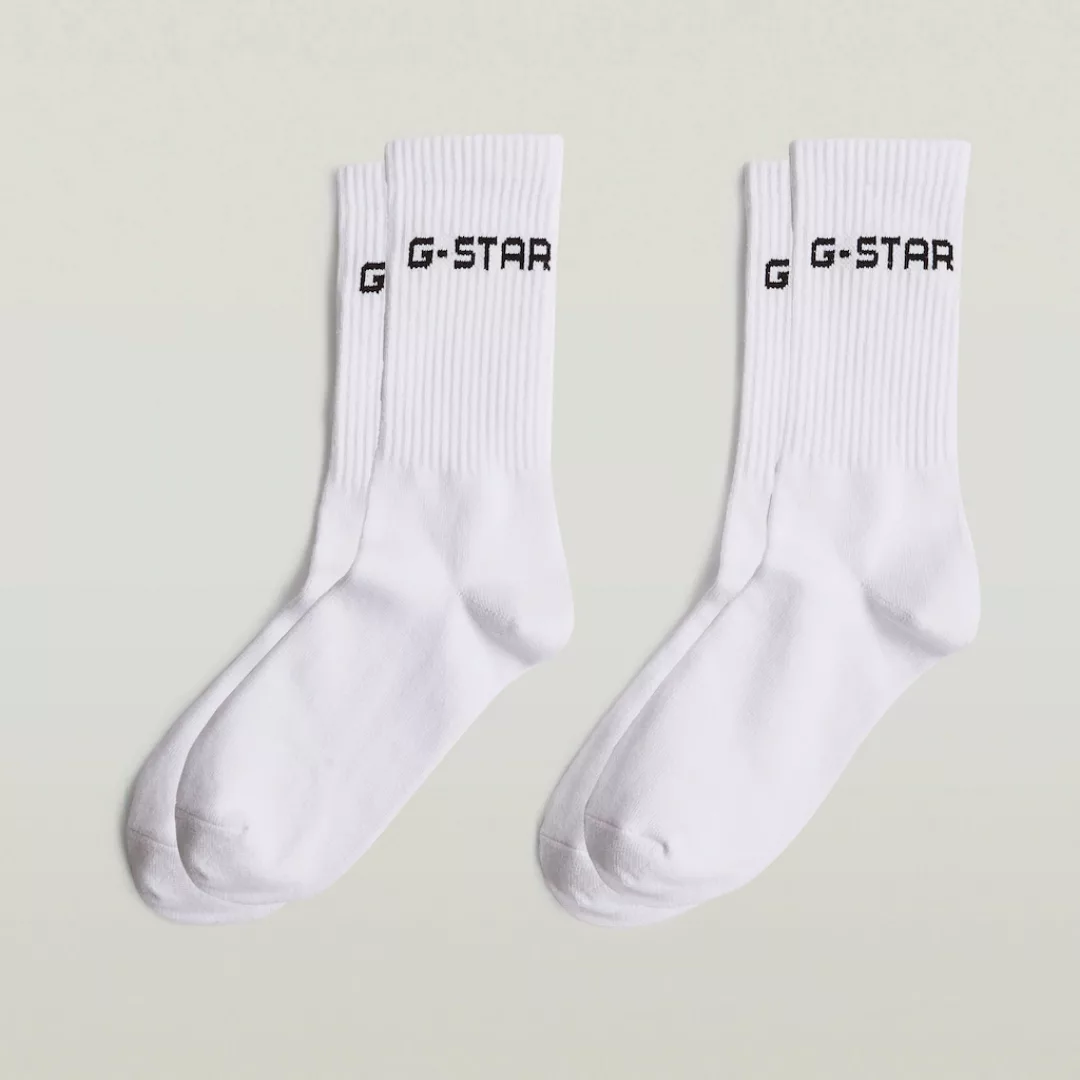 G-STAR Socken "Sport Socken 2-Pack", (Packung, 2 Paar), mit Logo-Strick günstig online kaufen