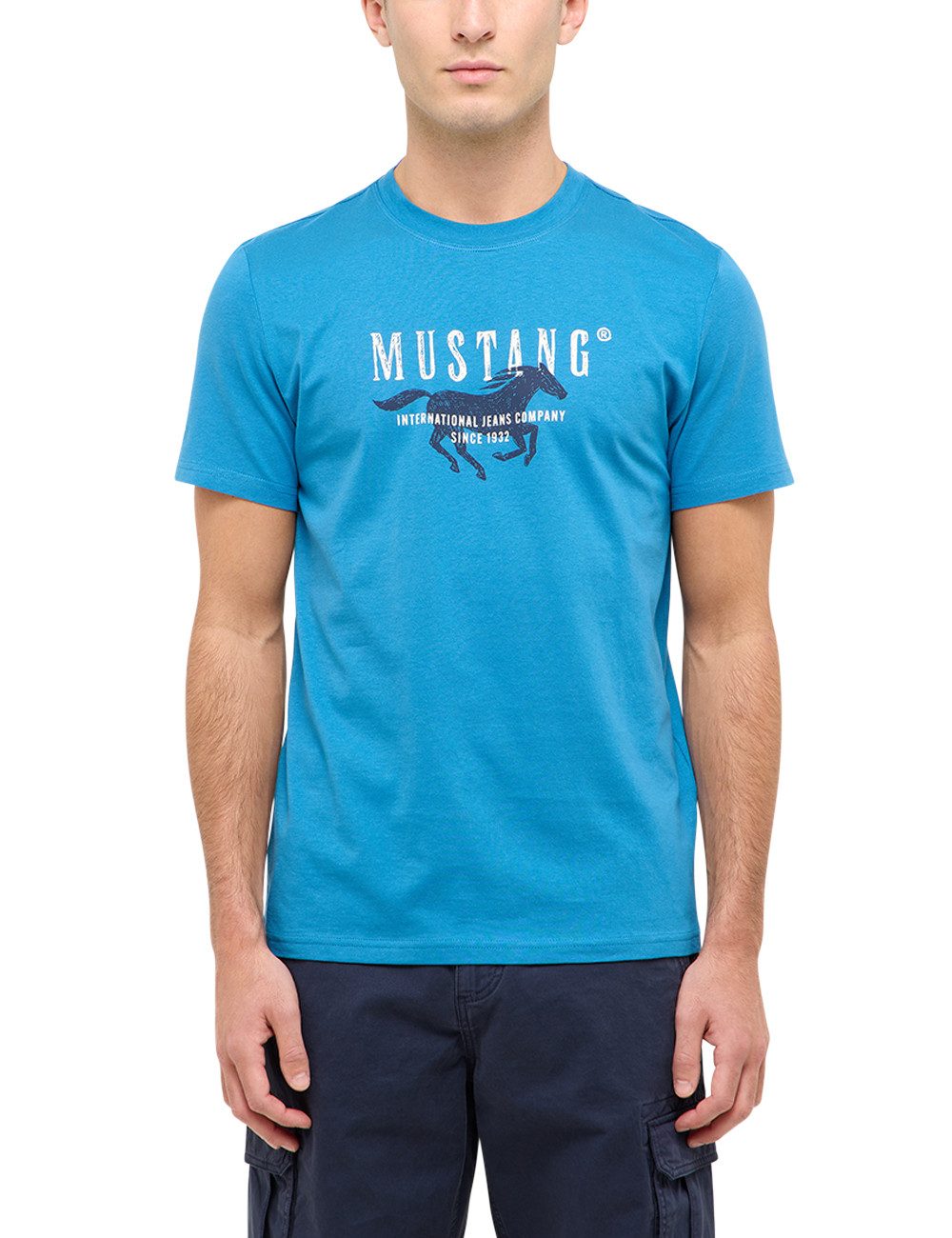 MUSTANG Kurzarmshirt "Herren Style Austin" günstig online kaufen