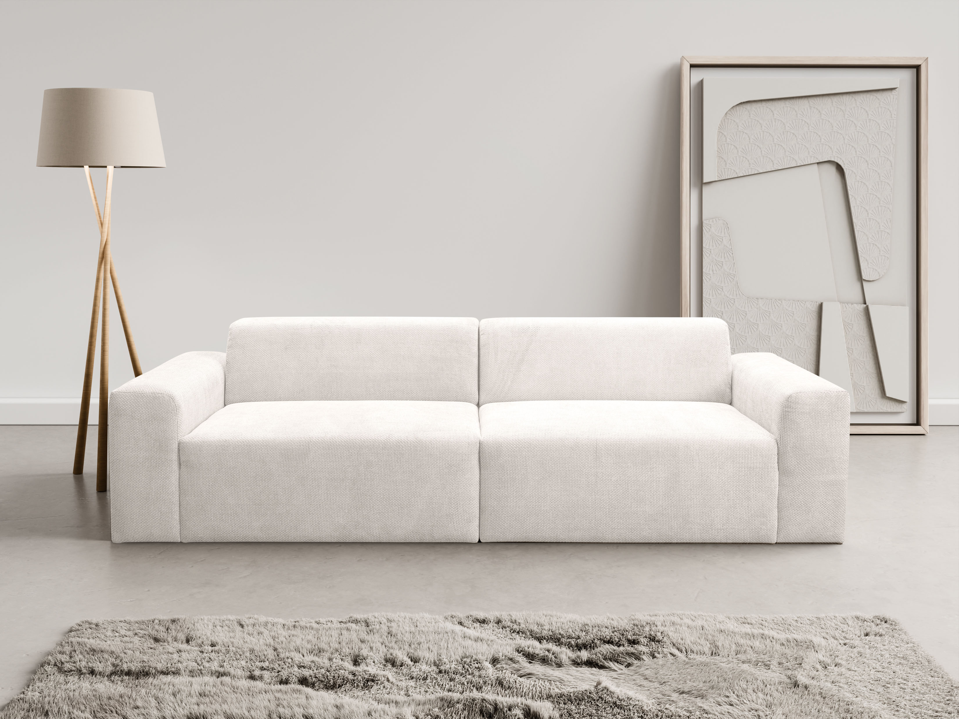 WERK2 Sofa "Zeus 3-Sitzer, Big-Sofa, Breite 256cm, Tiefe 105cm, modern und günstig online kaufen