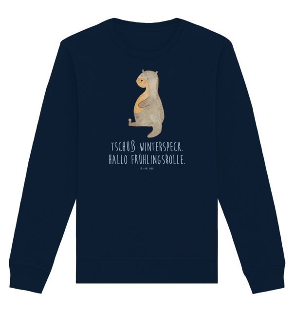 Mr. & Mrs. Panda Longpullover Größe M Otter Bauch - French Navy - Geschenk, günstig online kaufen