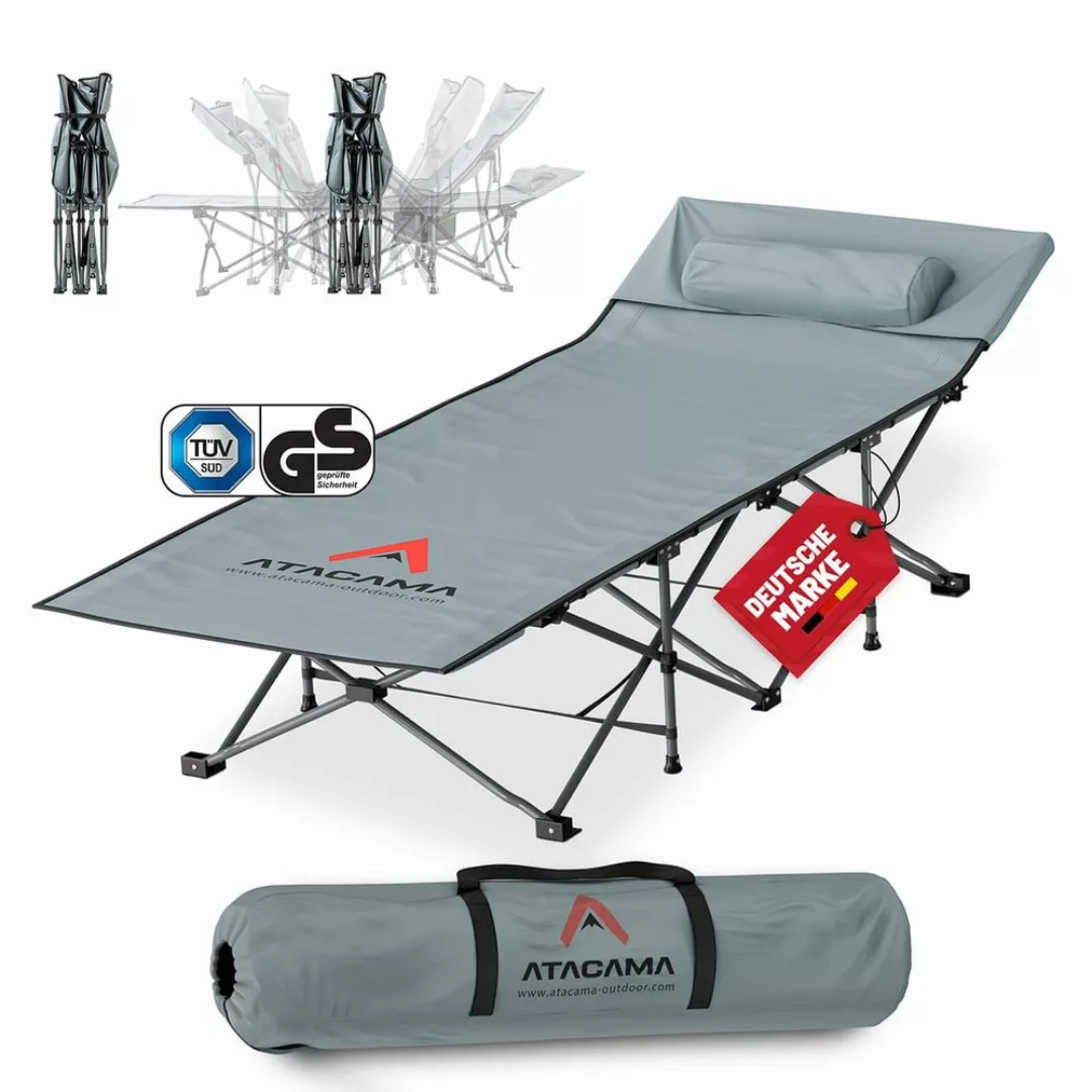 Atacama Feldbett klappbar leicht aufzubauen, Campingliege günstig online kaufen