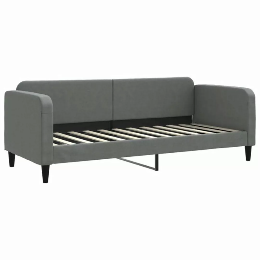 vidaXL Bett Tagesbett Dunkelgrau 80x200 cm Stoff günstig online kaufen