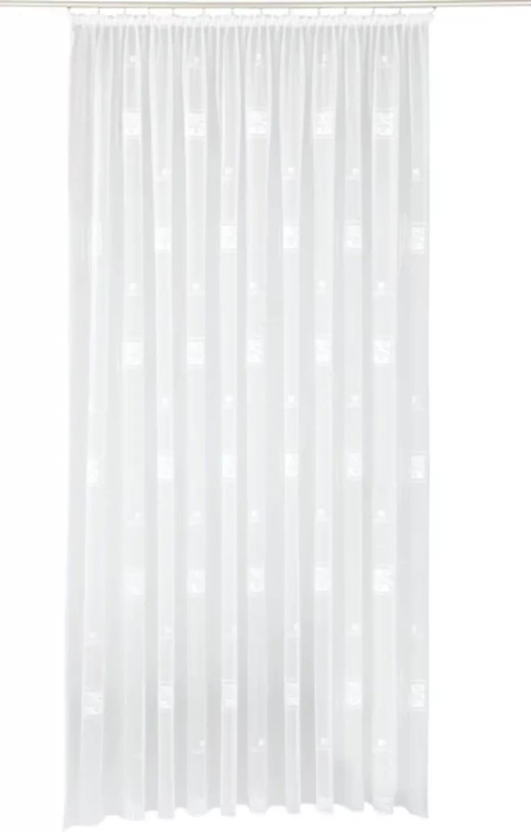 Weckbrodt Gardine »Alexa«, (1 St.), Jacquard, strukturiert,halbtransparent, günstig online kaufen
