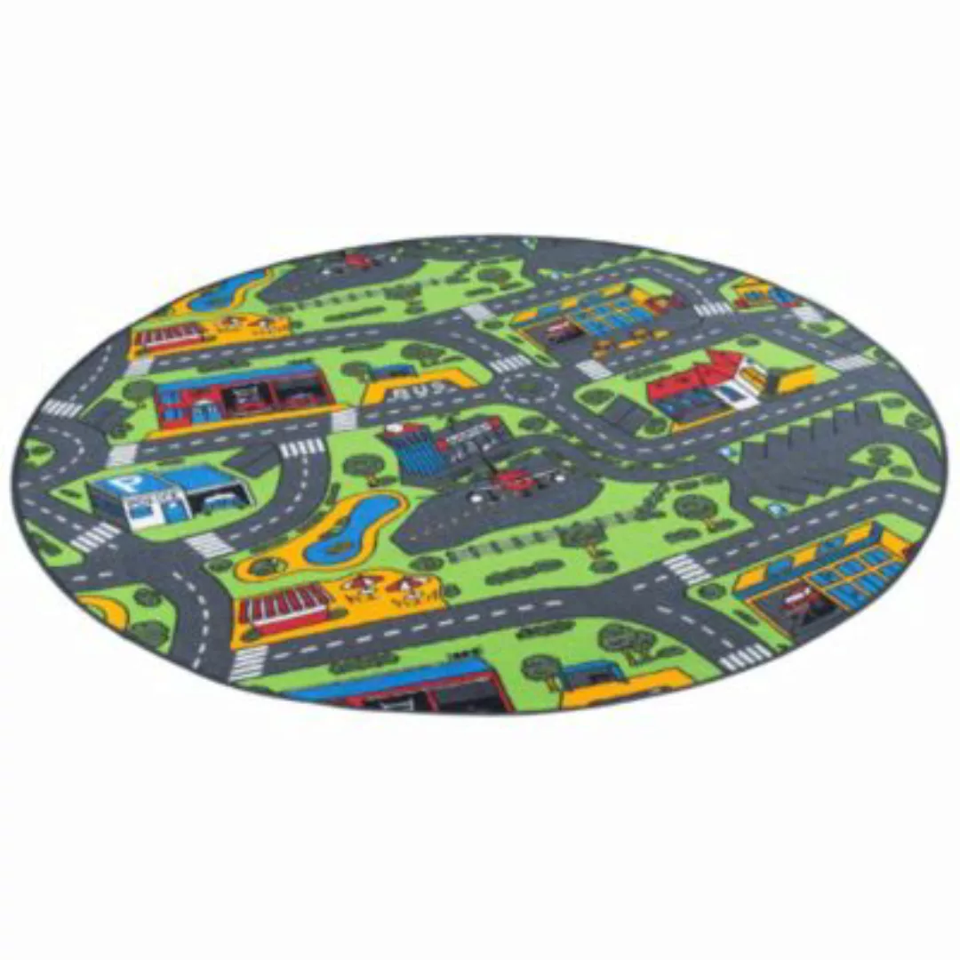Snapstyle Kinder Spiel Teppich City Play Rund Spielteppiche bunt Gr. 100 x günstig online kaufen