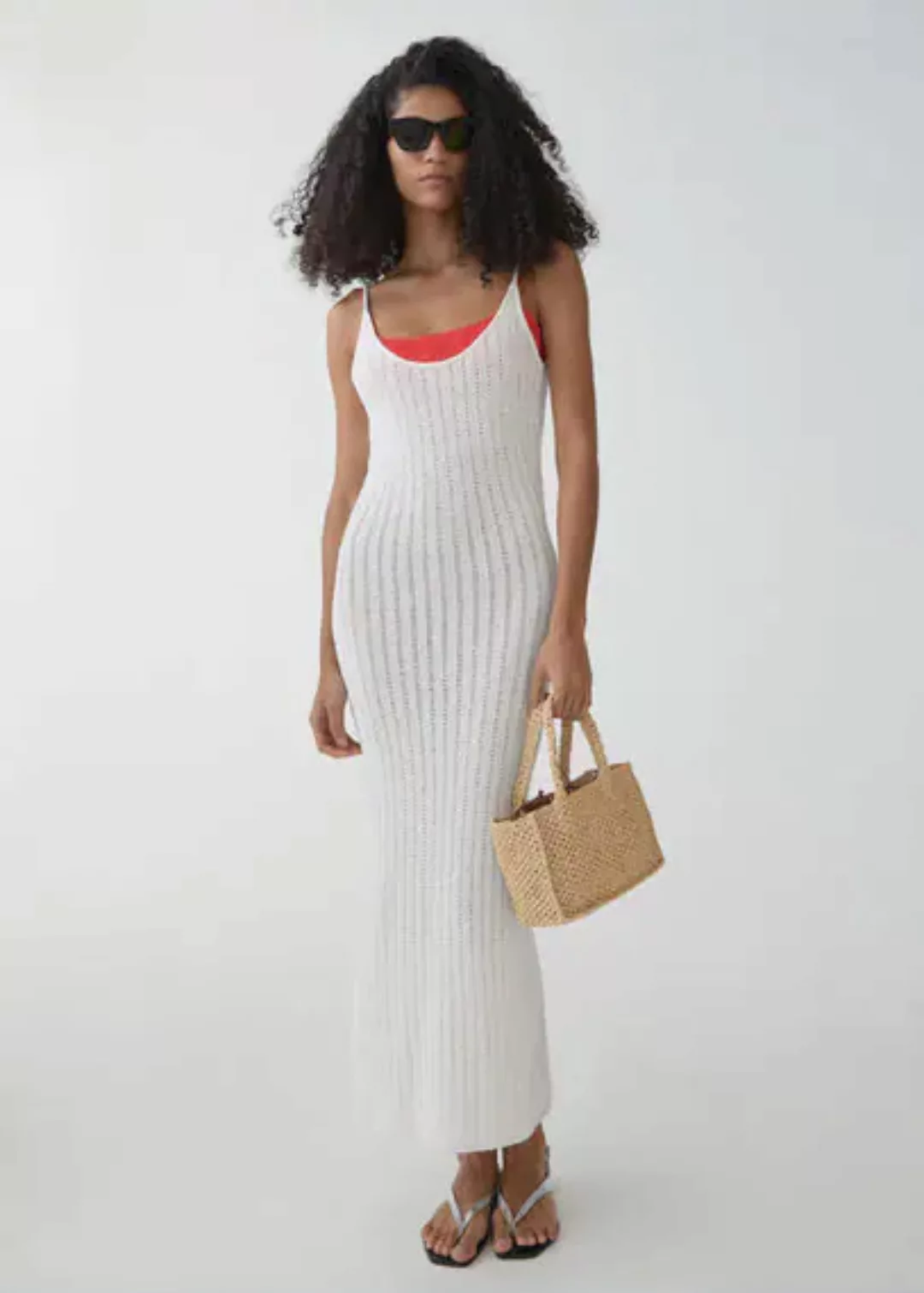 Enges Kleid mit U-Ausschnitt hinten günstig online kaufen