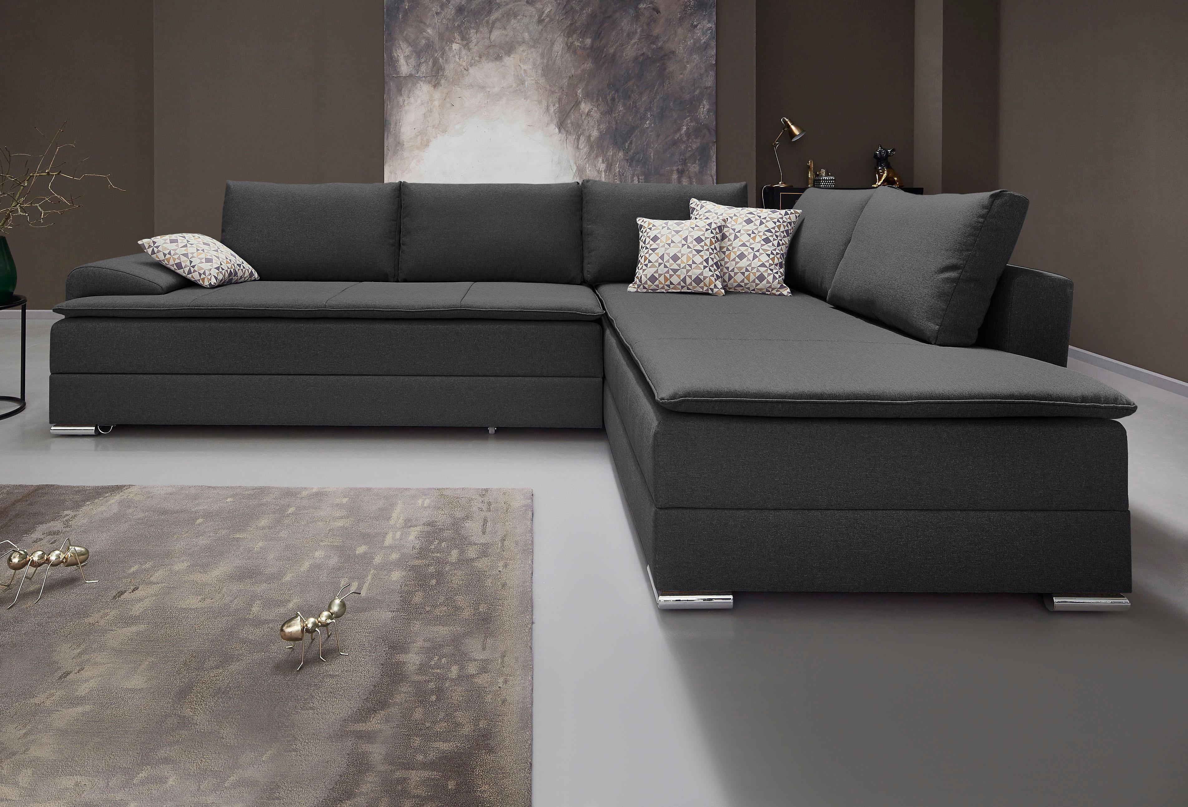 INOSIGN Ecksofa "Night & Day L-Form", mit Boxspring Bettfunktion 180x200 cm günstig online kaufen