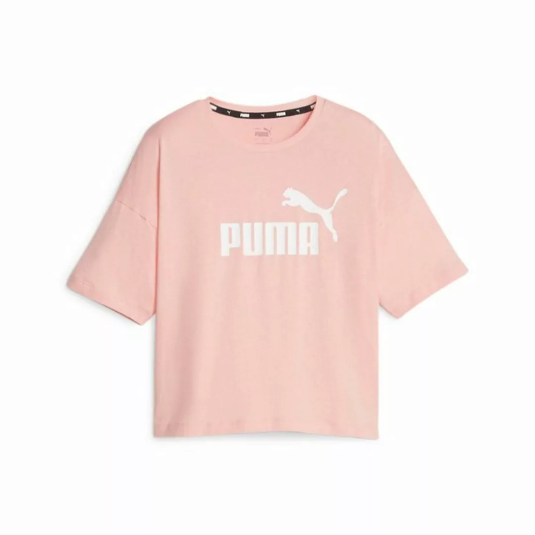 PUMA T-Shirt "Essentials Logo Cropped T-Shirt Damen" günstig online kaufen