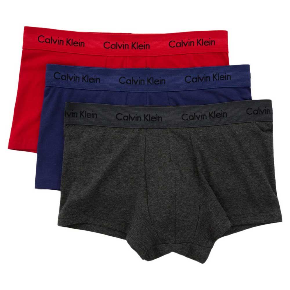 Calvin Klein Underwear Low Rise Boxer 3 Einheiten S Gray / Red / Blue günstig online kaufen