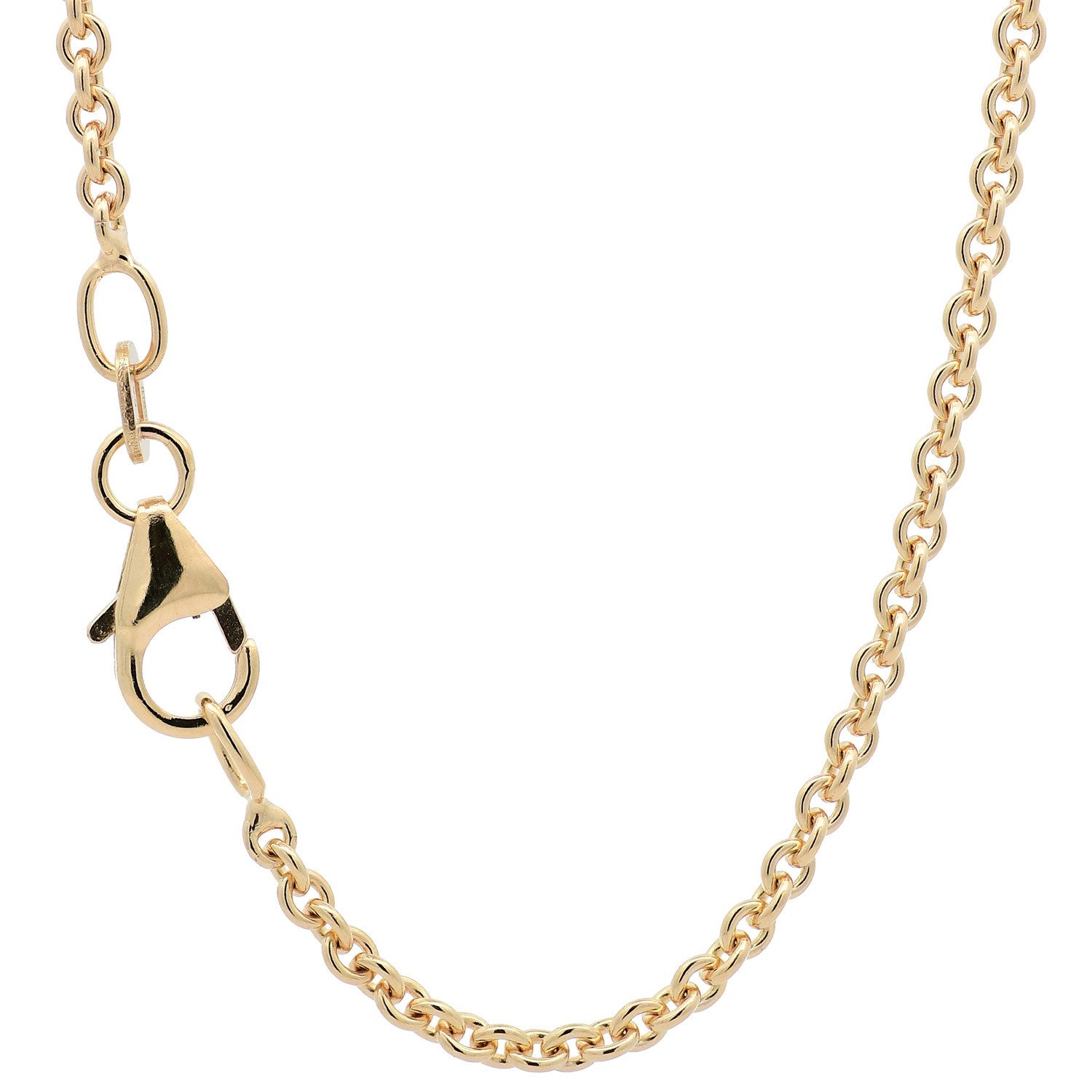 HOPLO Goldkette Goldkette Ankerkette Länge 38cm günstig online kaufen