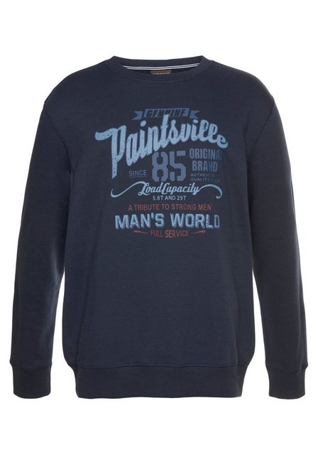 Man's World Sweatshirt mit Brustprint günstig online kaufen