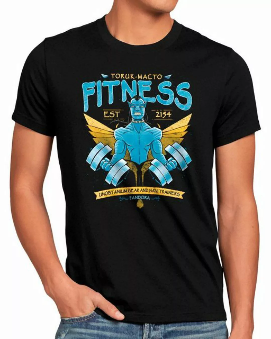 style3 Print-Shirt Herren T-Shirt Navi Fitness pandora navi jake sully avat günstig online kaufen