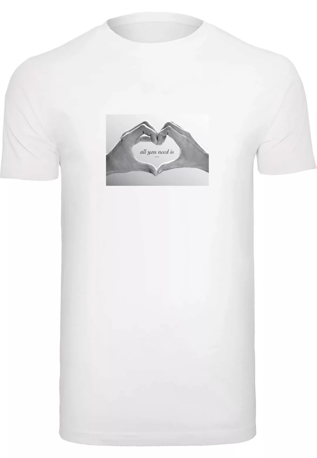 MisterTee T-Shirt "MisterTee Love SIgn Tee" günstig online kaufen