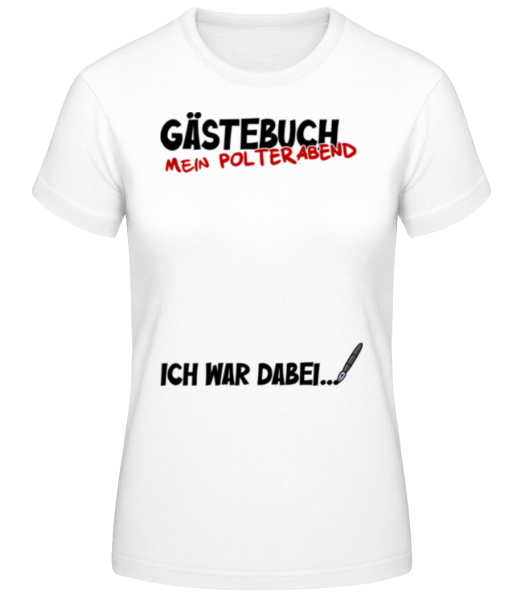 Gästebuch Polterabend · Frauen Basic T-Shirt günstig online kaufen