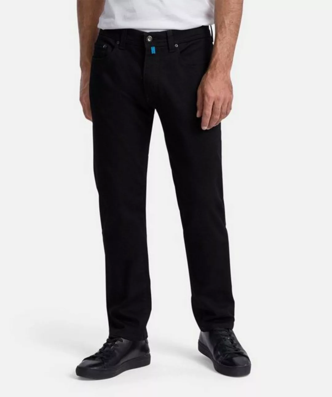 Pierre Cardin Trousers Lyon Tapered Future Flex Schwarz - Größe W 40 - L 32 günstig online kaufen