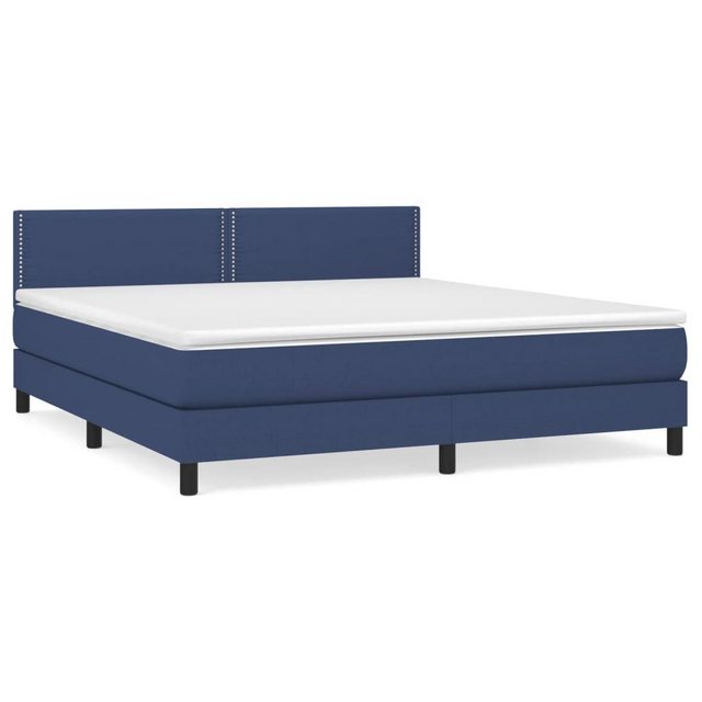 vidaXL Boxspringbett Bett Boxspringbett mit Matratze und LED Stoff (160 x 2 günstig online kaufen