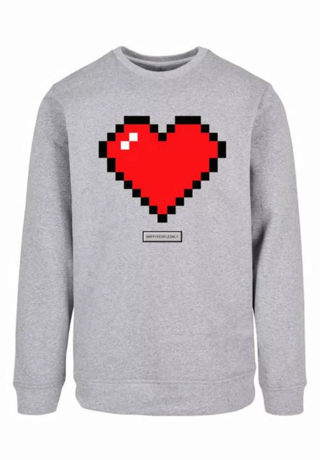 F4NT4STIC Kapuzenpullover Pixel Herz Good Vibes Happy People Print günstig online kaufen